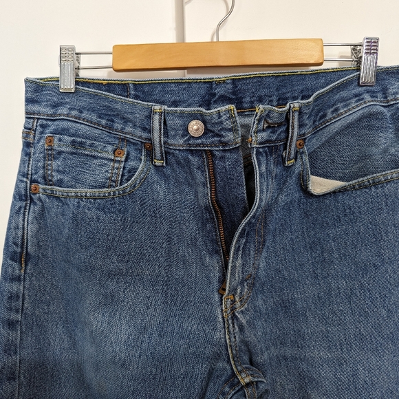 Levi's 505 Men's Jeans Size 32/34 - Picture 2 of 10